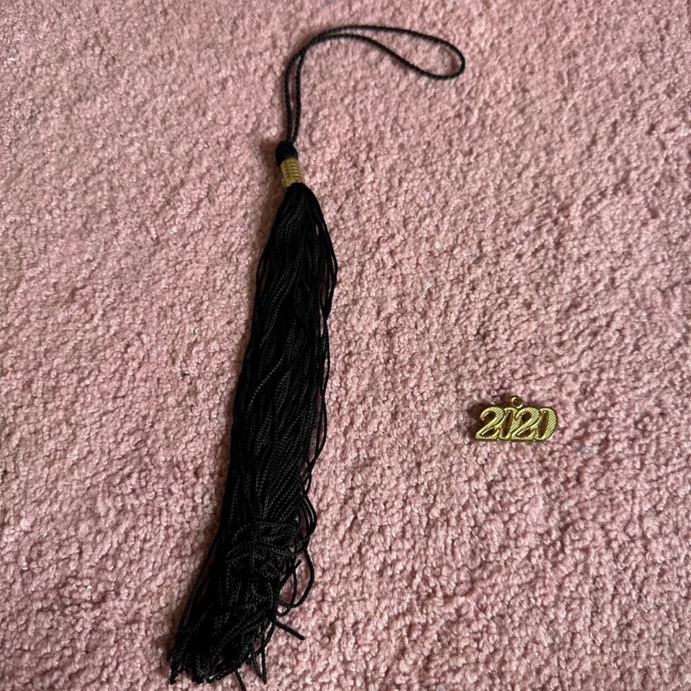 Graduation tassel. 2020 charm included but removable/replaceable